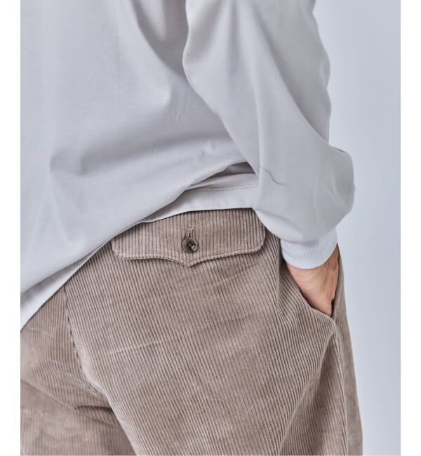EDIFICE「コーデュロイ アーミー トラウザー」|スラックス|
