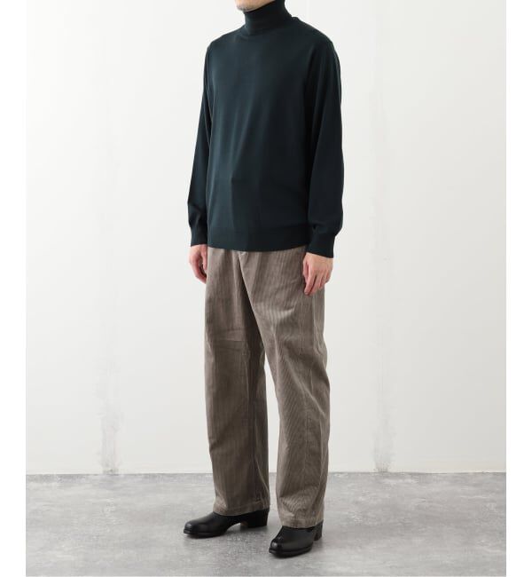 EDIFICE「コーデュロイ アーミー トラウザー」|スラックス|