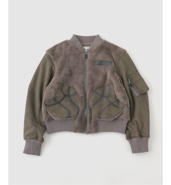 PULP「PARANOID / パラノイド BOA/SUEDE MA-1 JACKET TOMO」|ブルゾン・スタジャン|ベージュ