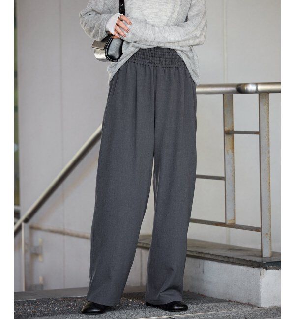 JOURNAL STANDARD「《追加4》ウールライクストレッチワイドパンツ」|その他|