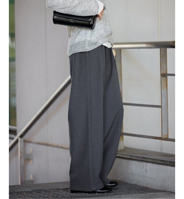 JOURNAL STANDARD「《追加4》ウールライクストレッチワイドパンツ」|その他|