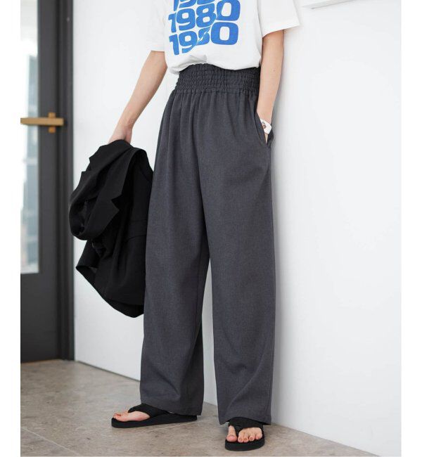 JOURNAL STANDARD「《追加4》ウールライクストレッチワイドパンツ」|その他|