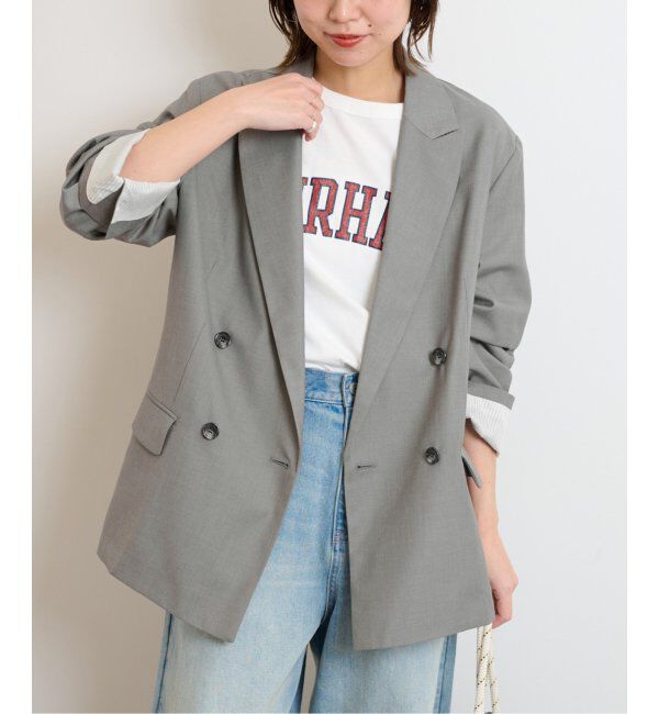 JOURNAL STANDARD relume「ポリエステルレーヨンツイルライトジャケット」|テーラードジャケット|グレーA