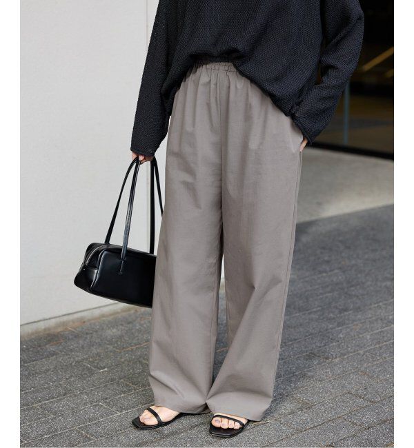 JOURNAL STANDARD「【撥水/接触冷感/洗える/UVカット】リネンナイロンストレッチワイドパンツ」|その他|