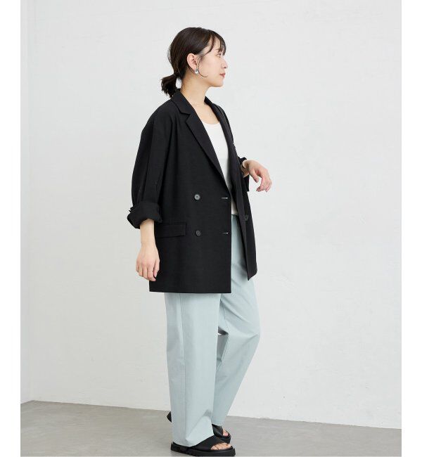 JOURNAL STANDARD「【撥水/接触冷感/洗える/UVカット】リネンナイロンストレッチワイドパンツ」|その他|