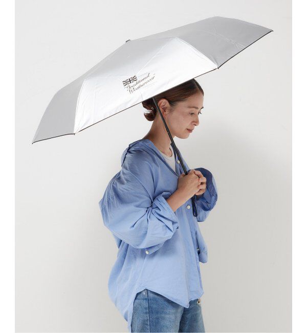 journal standard L'essage「《追加》【TRADITIONAL WEATHERWEAR】LIGHT WEIGHT UMBRELLA：折りたたみ傘」|傘|シルバー