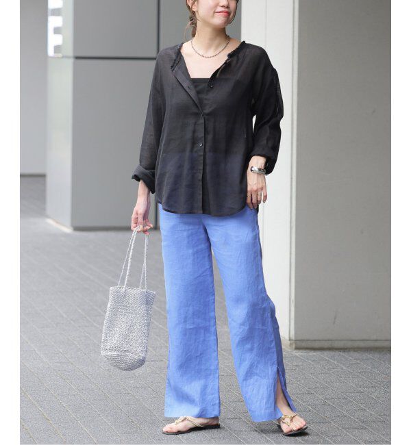 JOURNAL STANDARD relume「《追加》麻スリットイージーパンツ」|その他|