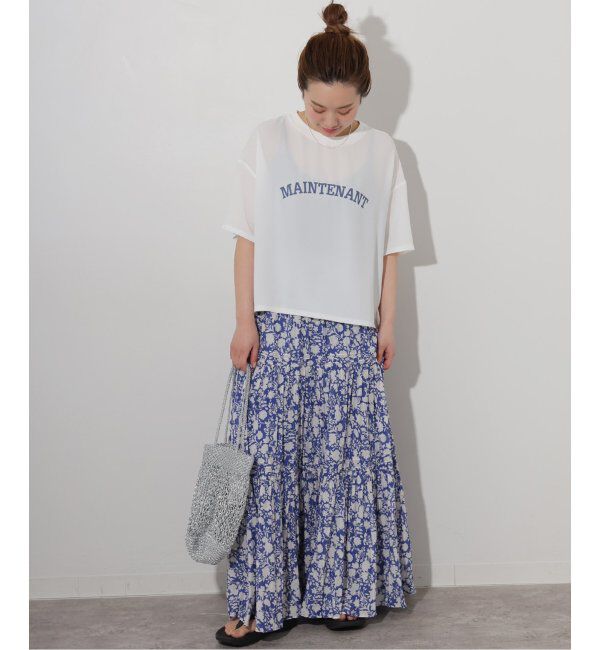 JOURNAL STANDARD relume「《追加2》2WAYジョーゼットロゴTEE」|Tシャツ・カットソー|