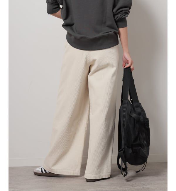 JOURNAL STANDARD relume「《追加 / 新色》ウォッシャブルコーデュロイタックワイドパンツ」|その他|