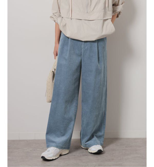 JOURNAL STANDARD relume「《追加 / 新色》ウォッシャブルコーデュロイタックワイドパンツ」|その他|