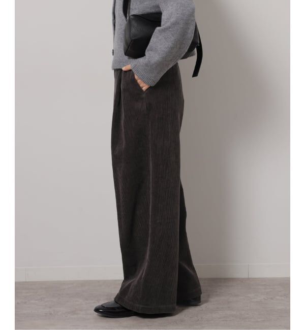 JOURNAL STANDARD relume「《追加 / 新色》ウォッシャブルコーデュロイタックワイドパンツ」|その他|