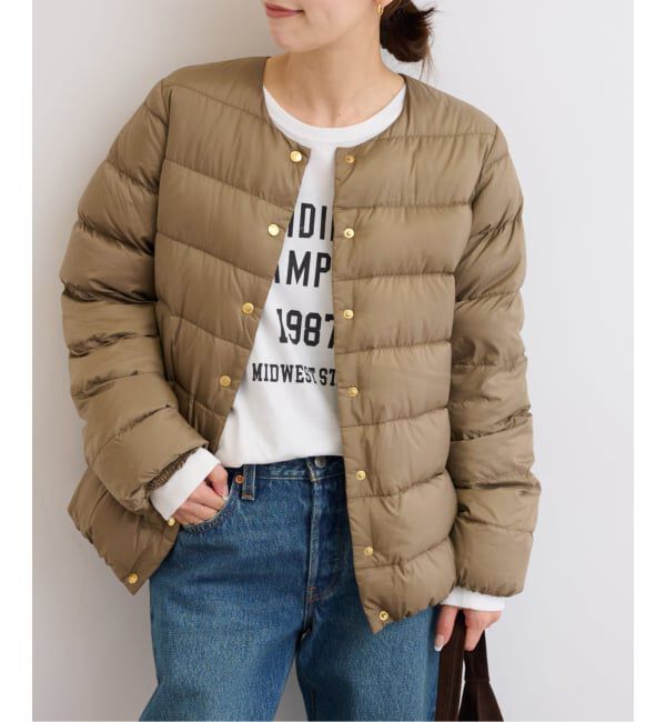 JOURNAL STANDARD relume「別注【TRADITIONAL WEATHERWEAR】 ARKLEY DOWN PA：ダウンジャケット」|ダウン|ベージュ