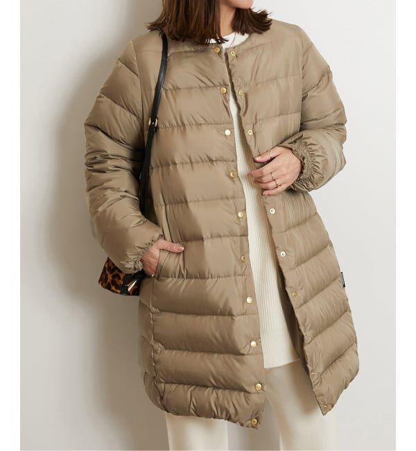 JOURNAL STANDARD relume「《追加》【TRADITIONAL WEATHERWEAR】 ARKLEY LONG DOWN PA：ダウンコート」|ダウン|ベージュ