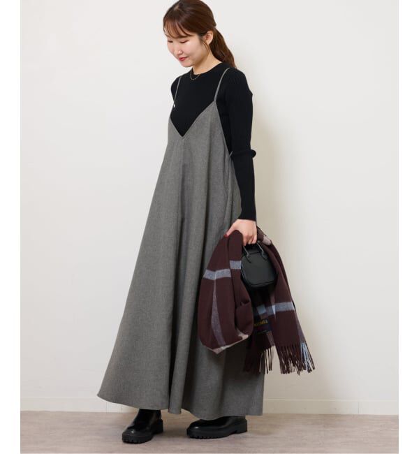 JOURNAL STANDARD relume「《WEB限定追加》ウォッシャブルブラッシュロングキャミワンピース」|ワンピース|