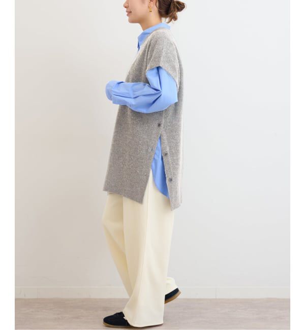 JOURNAL STANDARD relume「ウールカシミヤミックスポンチョベスト」|ベスト・ジレ|