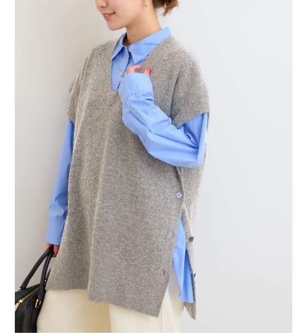 JOURNAL STANDARD relume「ウールカシミヤミックスポンチョベスト」|ベスト・ジレ|