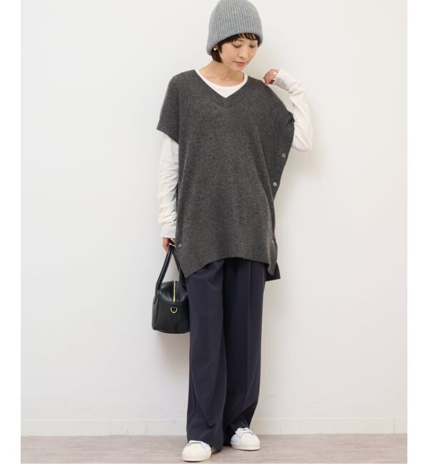 JOURNAL STANDARD relume「ウールカシミヤミックスポンチョベスト」|ベスト・ジレ|