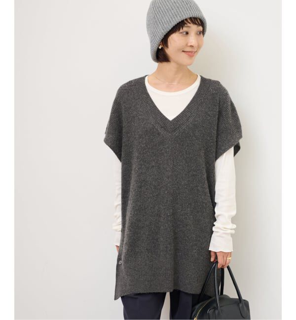 JOURNAL STANDARD relume「ウールカシミヤミックスポンチョベスト」|ベスト・ジレ|