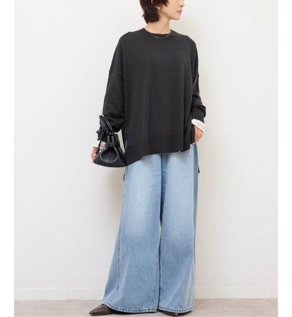 JOURNAL STANDARD relume「《一部WEB限定追加3》BiellaYarnワイドクルーネックプルオーバー」|ニット・セーター|