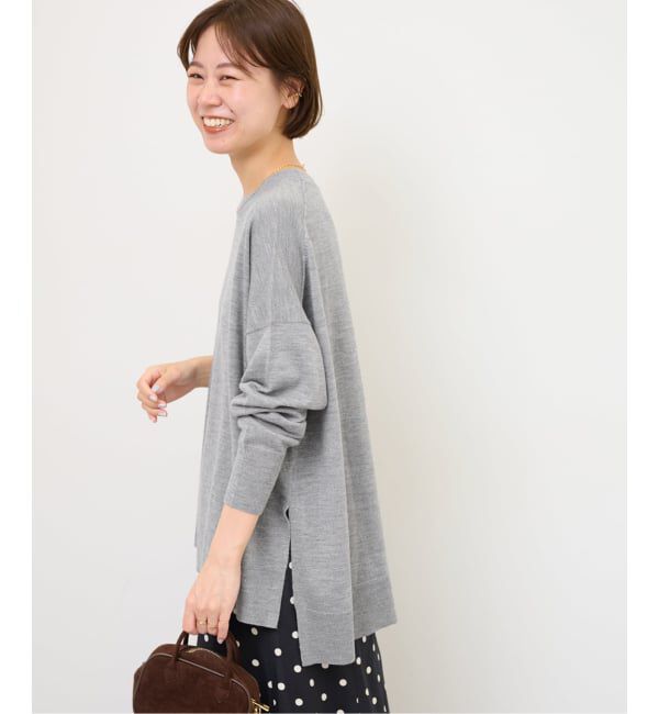 JOURNAL STANDARD relume「《一部WEB限定追加3》BiellaYarnワイドクルーネックプルオーバー」|ニット・セーター|