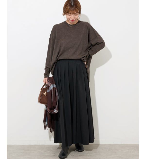 JOURNAL STANDARD relume「《一部WEB限定追加3》BiellaYarnワイドクルーネックプルオーバー」|ニット・セーター|