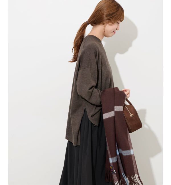 JOURNAL STANDARD relume「《一部WEB限定追加3》BiellaYarnワイドクルーネックプルオーバー」|ニット・セーター|