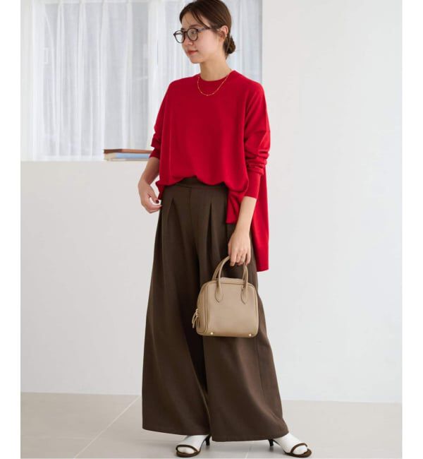 JOURNAL STANDARD relume「《一部WEB限定追加3》BiellaYarnワイドクルーネックプルオーバー」|ニット・セーター|
