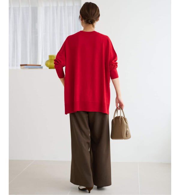 JOURNAL STANDARD relume「《一部WEB限定追加3》BiellaYarnワイドクルーネックプルオーバー」|ニット・セーター|