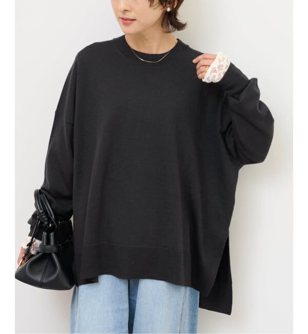 JOURNAL STANDARD relume「《一部WEB限定追加3》BiellaYarnワイドクルーネックプルオーバー」|ニット・セーター|