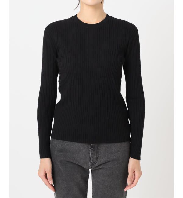 JOURNAL STANDARD relume「《一部WEB限定追加2》ウォッシャブルレーヨンリブクルーネックプルオーバー」|ニット・セーター|