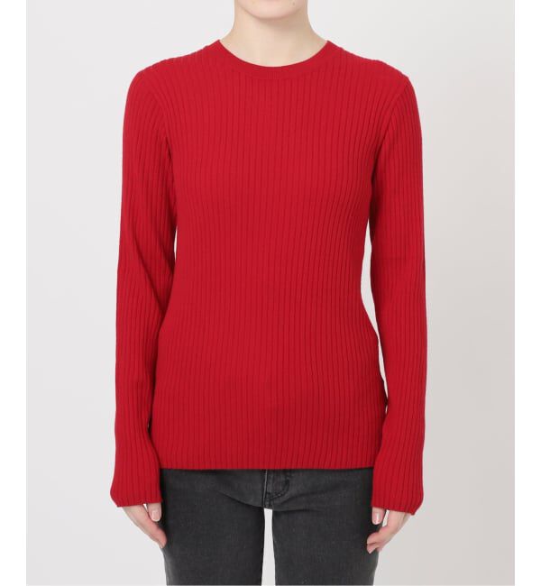 JOURNAL STANDARD relume「《一部WEB限定追加2》ウォッシャブルレーヨンリブクルーネックプルオーバー」|ニット・セーター|