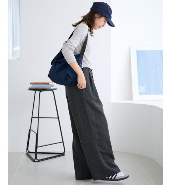 JOURNAL STANDARD relume「《一部WEB限定追加2》ウォッシャブルレーヨンリブクルーネックプルオーバー」|ニット・セーター|