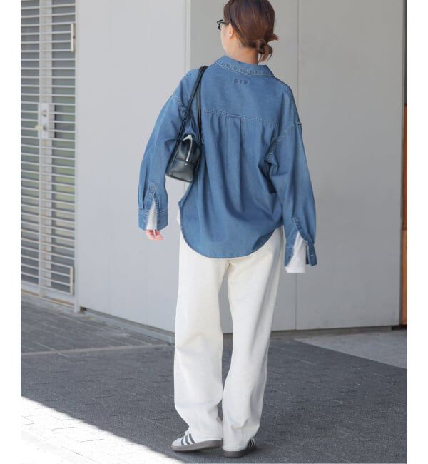 JOURNAL STANDARD relume「《WEB限定追加2》デニムプルオーバーシャツ」|シャツ・ブラウス|