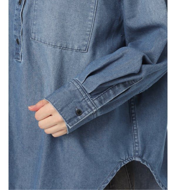 JOURNAL STANDARD relume「《WEB限定追加2》デニムプルオーバーシャツ」|シャツ・ブラウス|