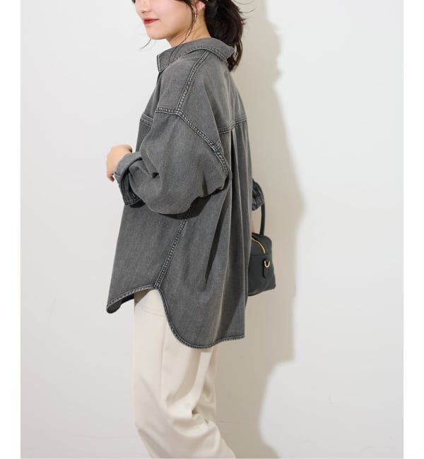 JOURNAL STANDARD relume「《WEB限定追加2》デニムプルオーバーシャツ」|シャツ・ブラウス|