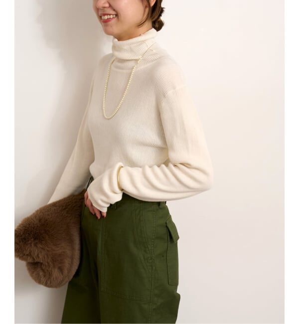 JOURNAL STANDARD relume「《追加3》スイスオーガニックコットンタートルネックプルオーバー」|ニット・セーター|