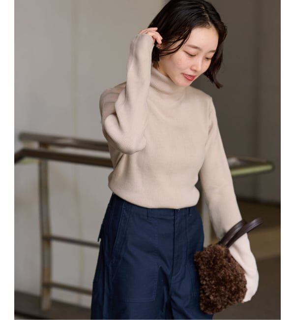 JOURNAL STANDARD relume「《追加3》スイスオーガニックコットンタートルネックプルオーバー」|ニット・セーター|