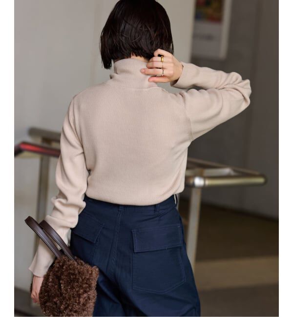 JOURNAL STANDARD relume「《追加3》スイスオーガニックコットンタートルネックプルオーバー」|ニット・セーター|