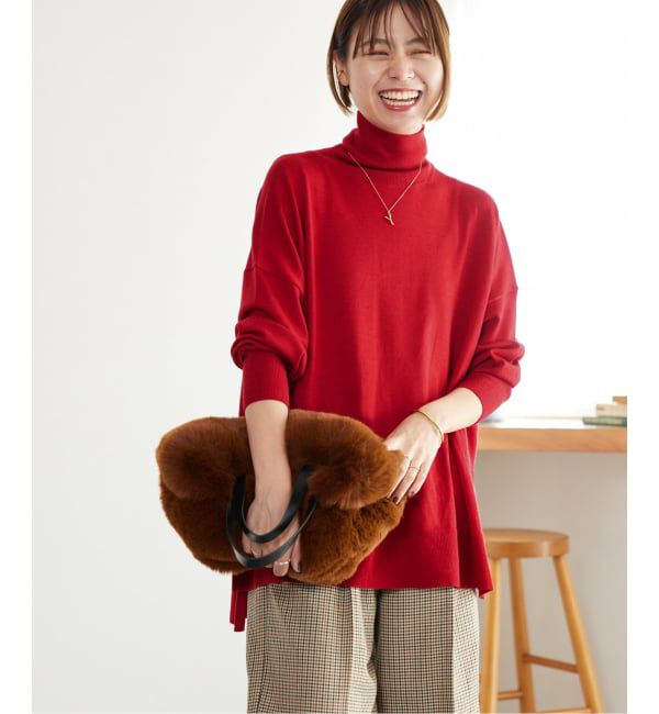 JOURNAL STANDARD relume「《追加3 / 一部WEB限定》BiellaYarnワイドタートルネック」|ニット・セーター|