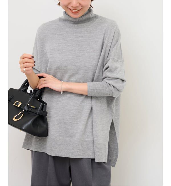 JOURNAL STANDARD relume「《追加3 / 一部WEB限定》BiellaYarnワイドタートルネック」|ニット・セーター|グレーB