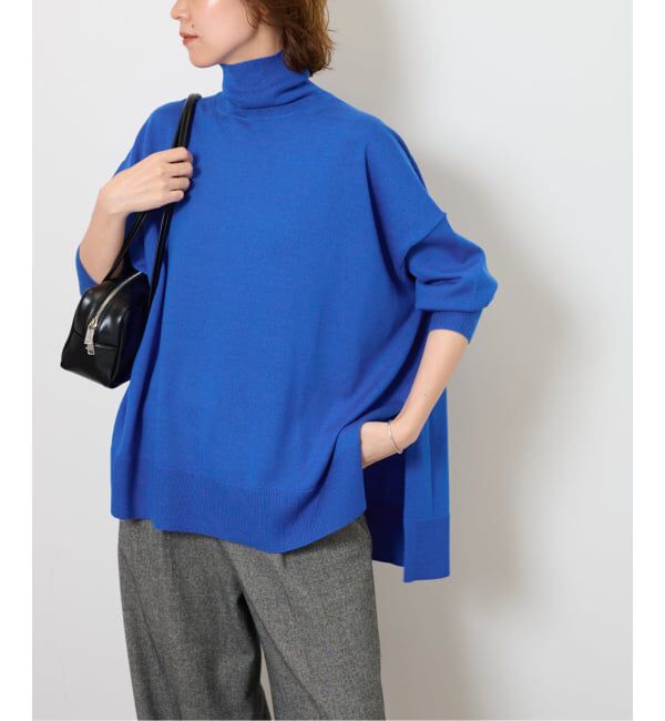 JOURNAL STANDARD relume「《追加3 / 一部WEB限定》BiellaYarnワイドタートルネック」|ニット・セーター|ブルー B
