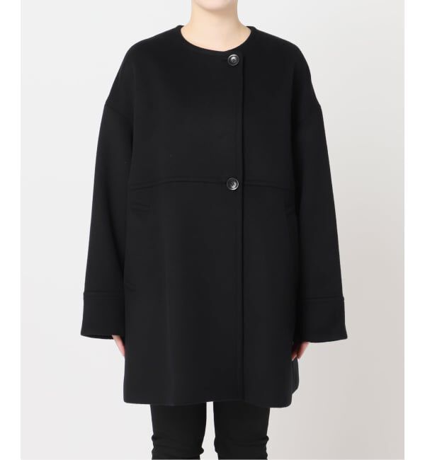 JOURNAL STANDARD「《追加2》スーパー140ビーバーノーカラーミドルコート」|ノーカラーコート|