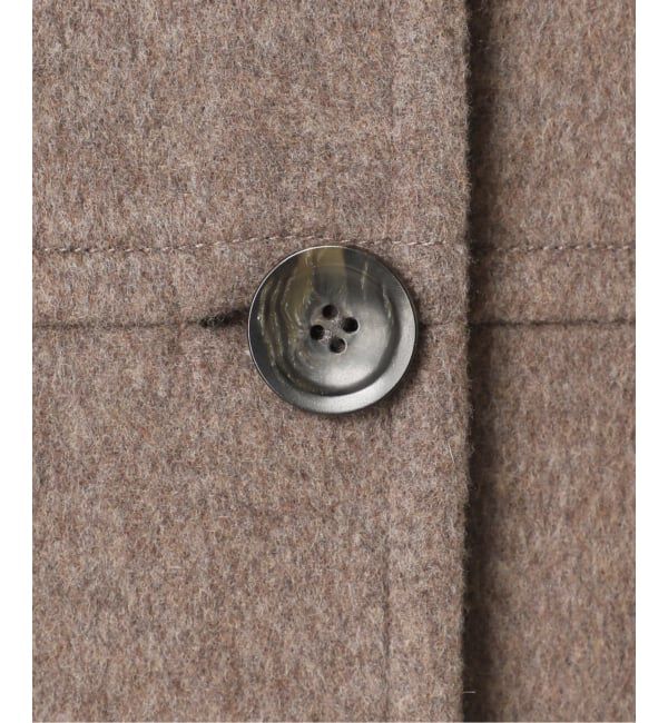 JOURNAL STANDARD「《追加2》スーパー140ビーバーノーカラーミドルコート」|ノーカラーコート|