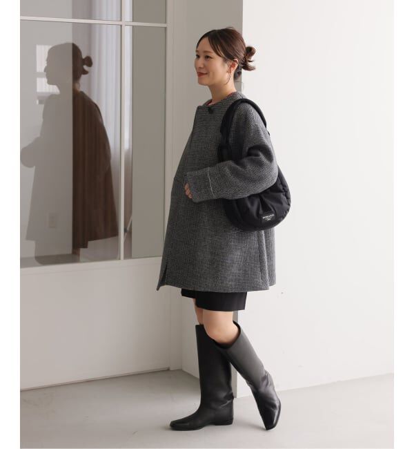 JOURNAL STANDARD「《追加2》スーパー140ビーバーノーカラーミドルコート」|ノーカラーコート|