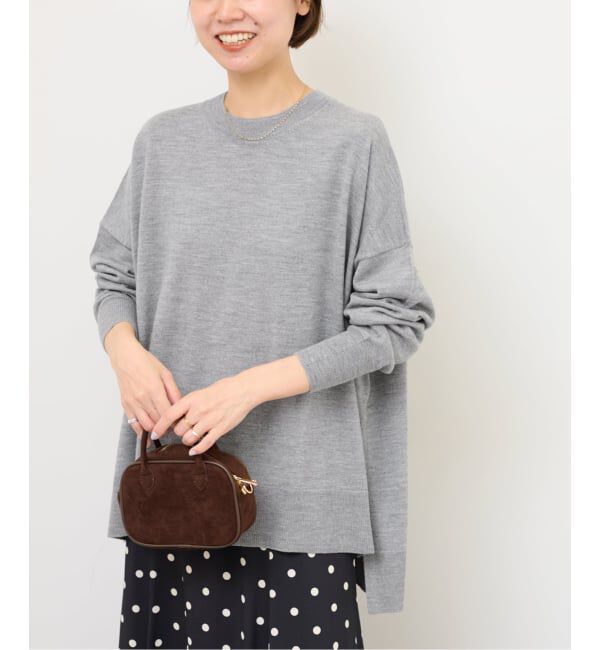 JOURNAL STANDARD relume「《一部WEB限定追加4》BiellaYarnワイドクルーネックプルオーバー」|ニット・セーター|