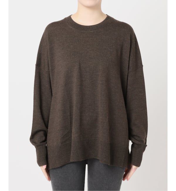 JOURNAL STANDARD relume「《一部WEB限定追加4》BiellaYarnワイドクルーネックプルオーバー」|ニット・セーター|