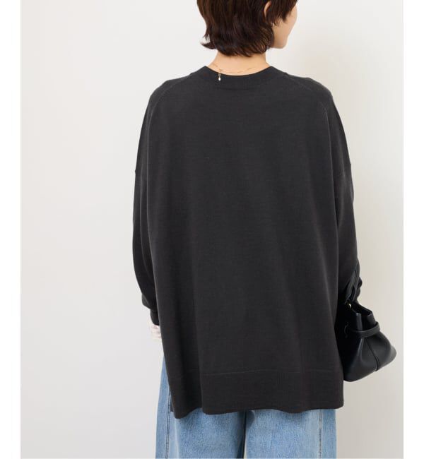 JOURNAL STANDARD relume「《一部WEB限定追加4》BiellaYarnワイドクルーネックプルオーバー」|ニット・セーター|