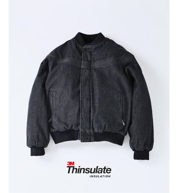 JOURNAL STANDARD relume「デニム ダービー ジャケット」|デニムジャケット|ブラック