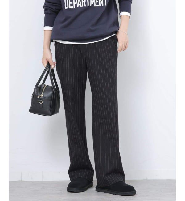 JOURNAL STANDARD relume「《一部WEB限定追加4》サーモサキソニー裏起毛パンツ」|スラックス|ネイビー