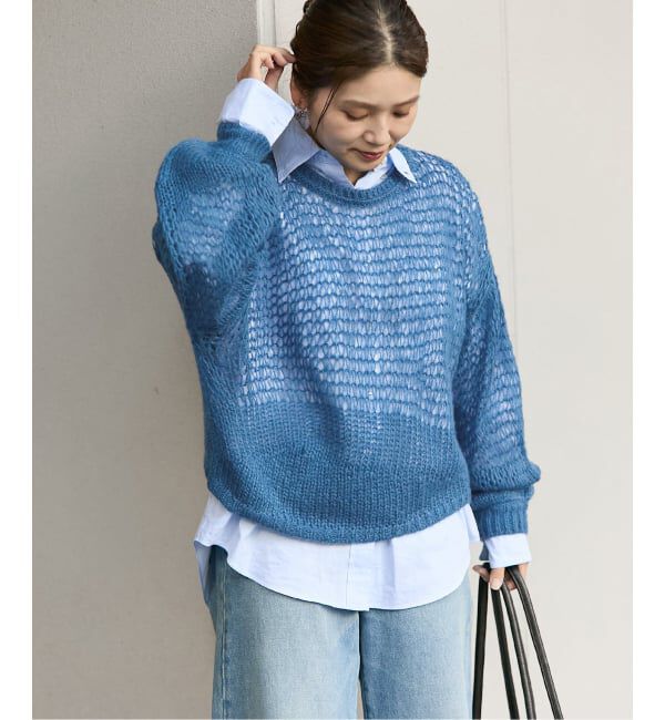 JOURNAL STANDARD「シアージャガードニットプルオーバー」|ニット・セーター|